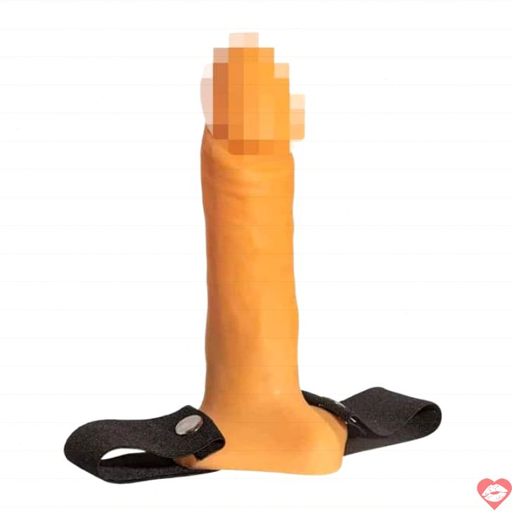 Strapon Rỗng Dzhaga 17.5cm Da Màu Dài Đam Mê Phê 