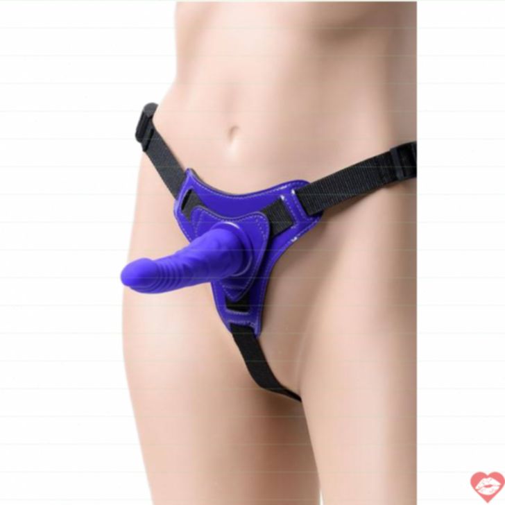 Strapon Toyfa A-Toys Tím Silicon 14cm Thăng Hoa Đam Mê 