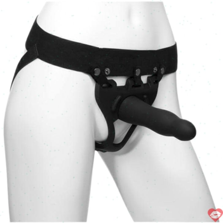 Strap on rỗng Doc Johnson BE Daring đen 17 8cm 