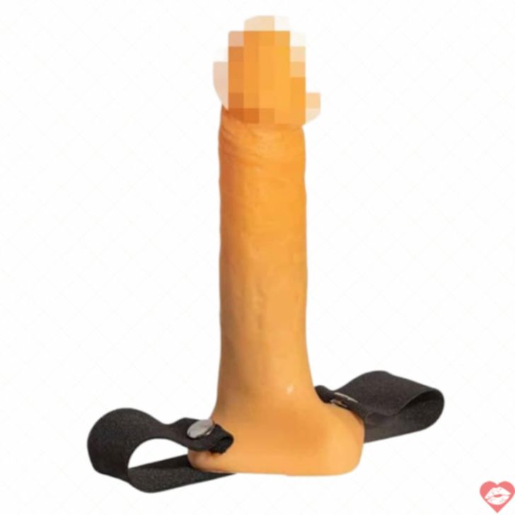 Jaga-Jaga Strapon Rỗng 18cm Beginner Dễ Sướng 