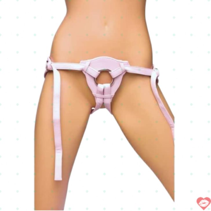 Lux Fetish Strapon Jockstrap Da Hồng Mở Mông Thoải Mái