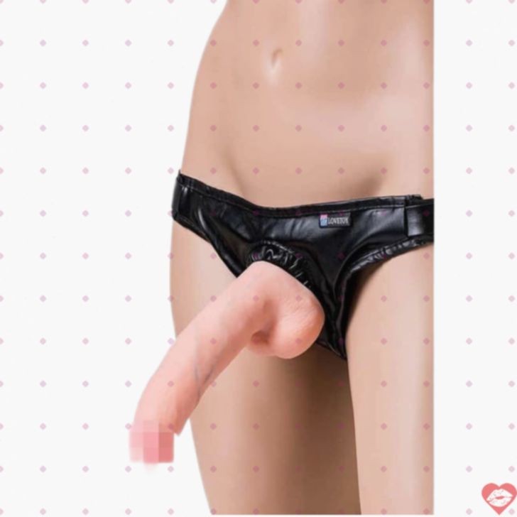 LoveToy Cuba Strap On 2 Nắp 20.5cm Thực Tế