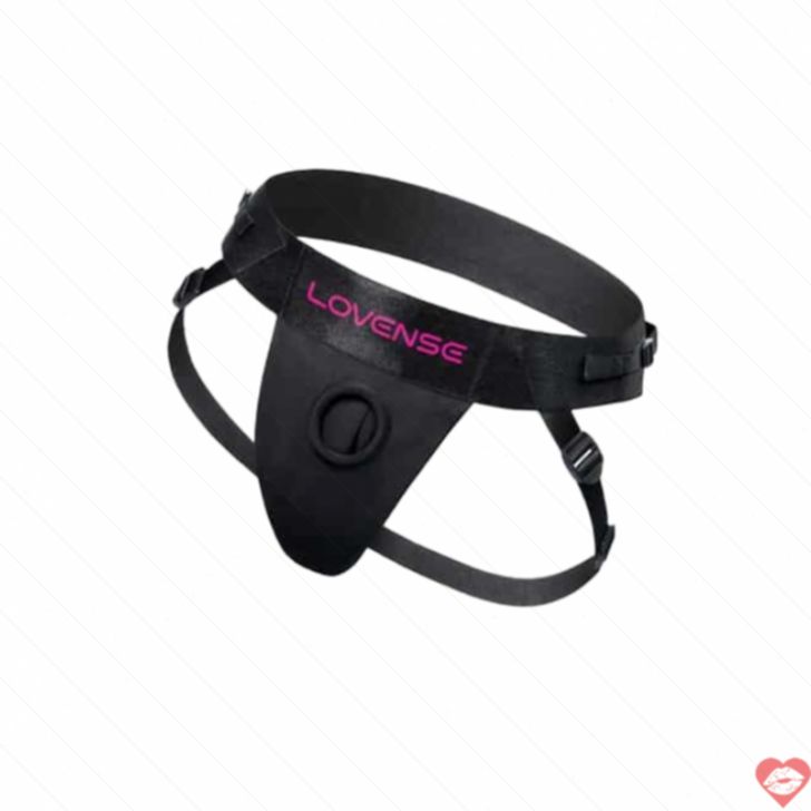 Quần lót strapon Lovense Harness đen đa năng unisex