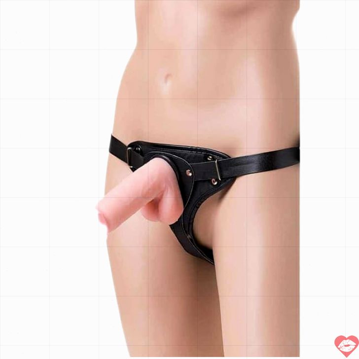 Strapon LoveToy Woman Long 3 Nắp 18.5cm