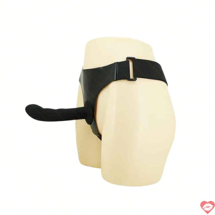 Baile Ultra Karin Strapon Silicone Đen 16.8cm