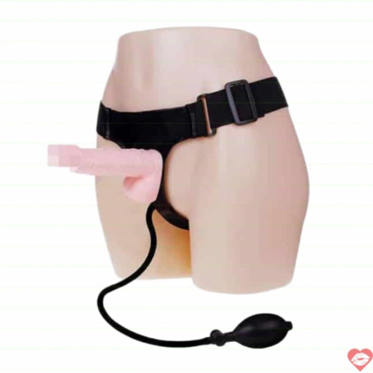 Strapon bơm Utlra Harness Baile 16.5cm 3.5cm TPR nở rộng đẹp mắt