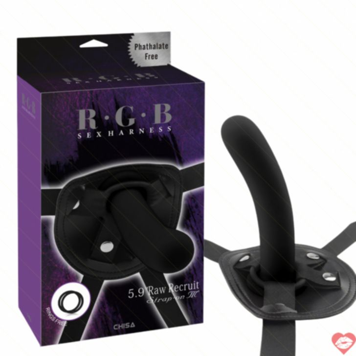 R.G.B Strapon Recruit M L Dildo Thực Tế