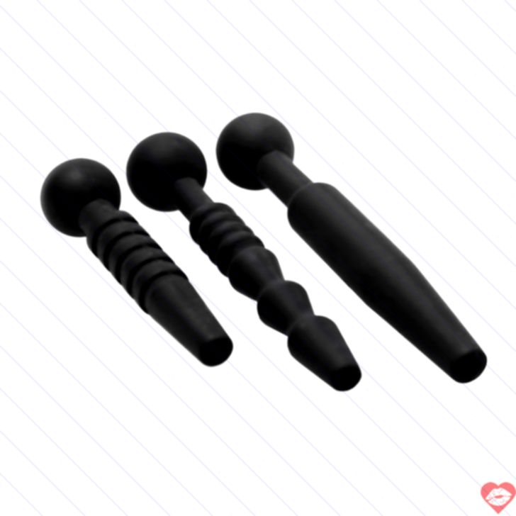 Urethral Master Dark Rods 3pc Silicon Khám Phá 