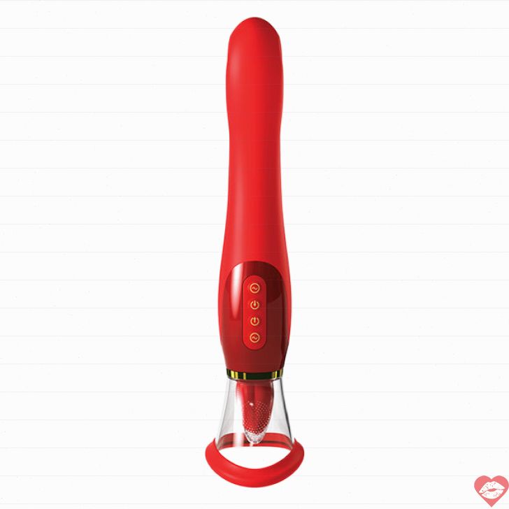 Ultimate Pleasure 24K Vàng Hút Liếm Rung Xa Xỉ 