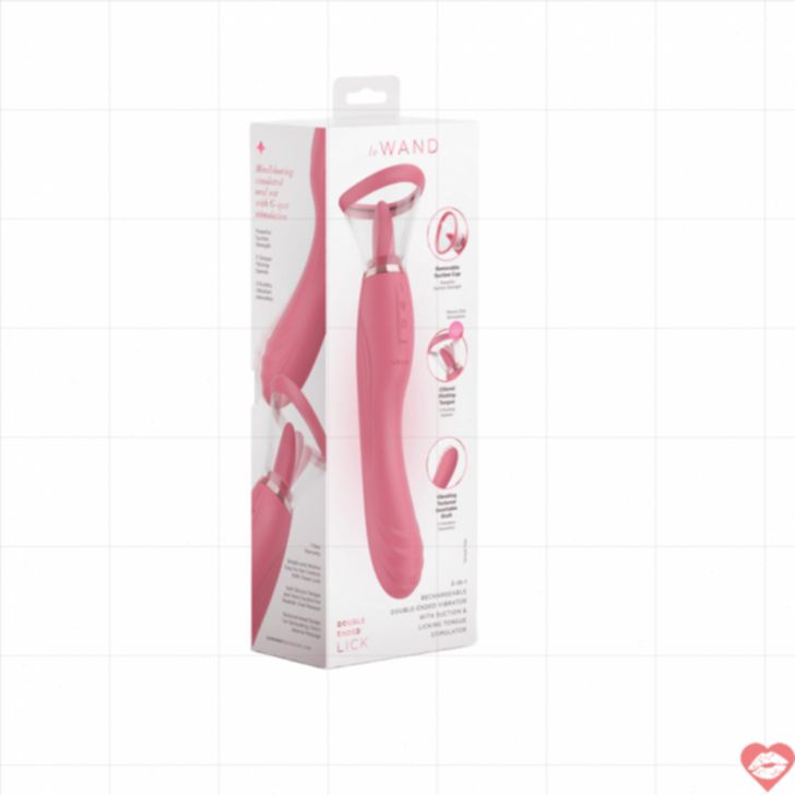 Le Wand Lick Lưỡi G-Spot 2 Đầu Sạc Liếm Thật 