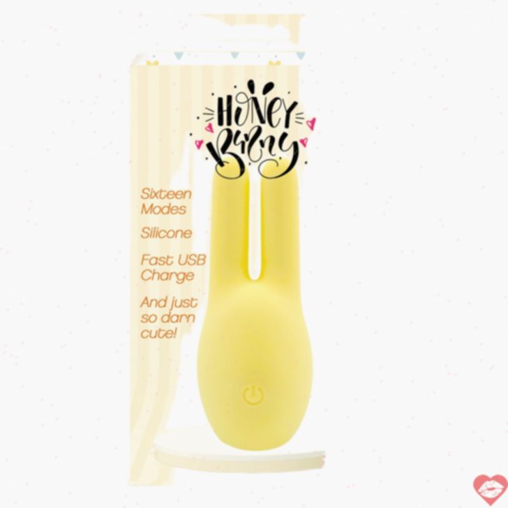 Honey Bunny Vibe Vàng Clit 10 Rung Chân Chùng 