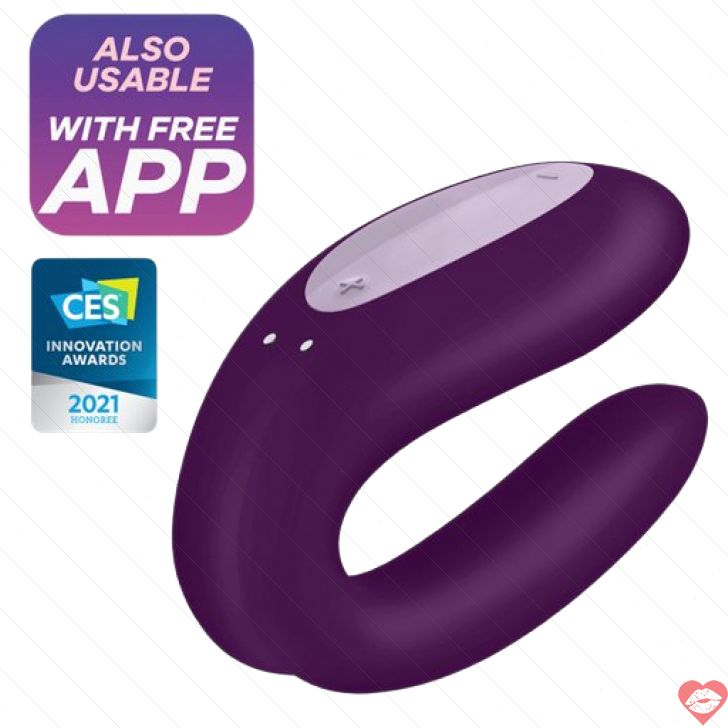 Satisfyer Double Joy couple app rung đôi siêu phê